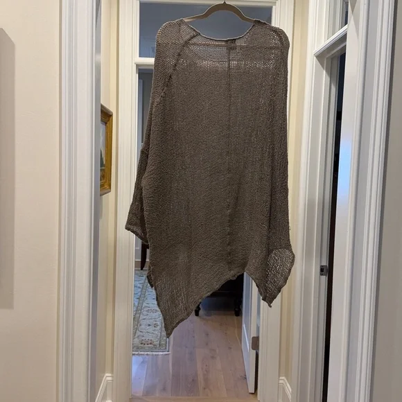 La Bottega di Brunella open weave sweater taupe - Picture 7 of 7